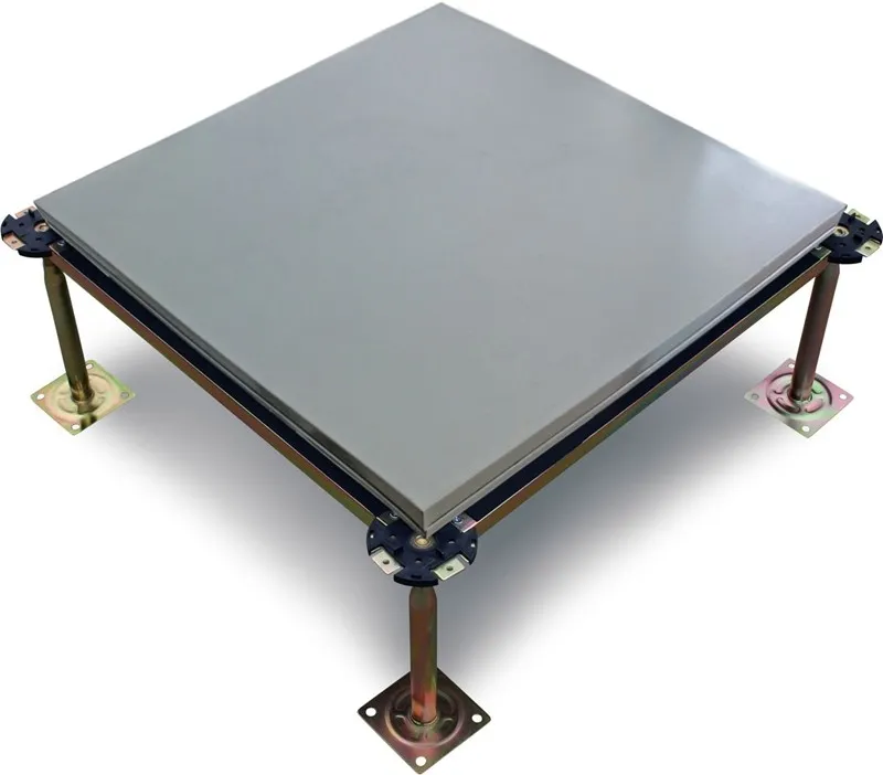 steel encased woodcore raised floor